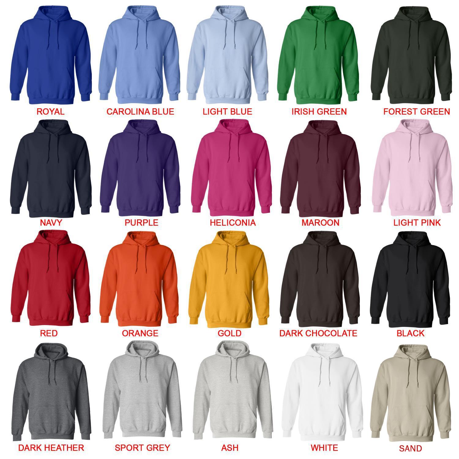 hoodie color chart - Ergo Proxy Merch