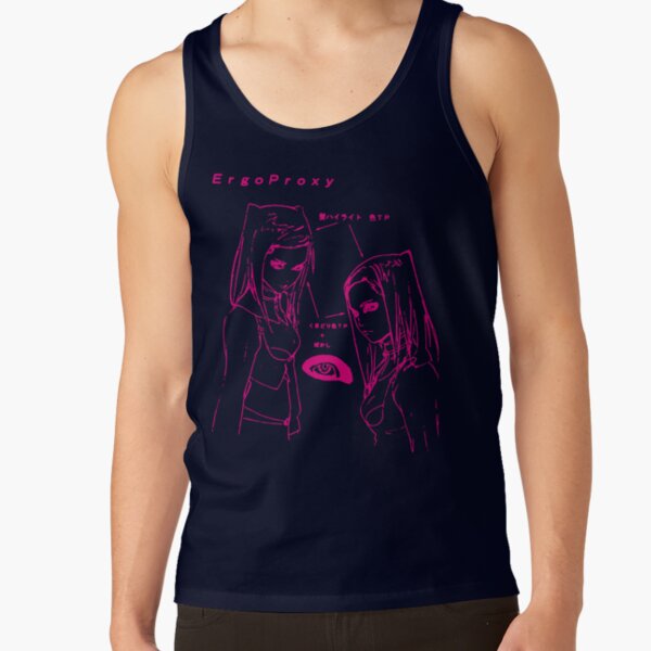 Re L Mayer Eye Sketch Magenta Tank Top - Image 5