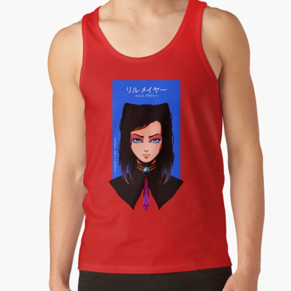 Re-l Mayer Blue Background Tank Top - Image 4