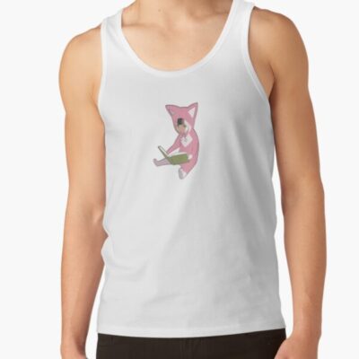 Minimal Style Pino From Ergo Proxy Pino Reading A Book Tank Top