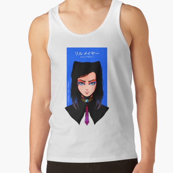 Re-l Mayer Blue Background Tank Top