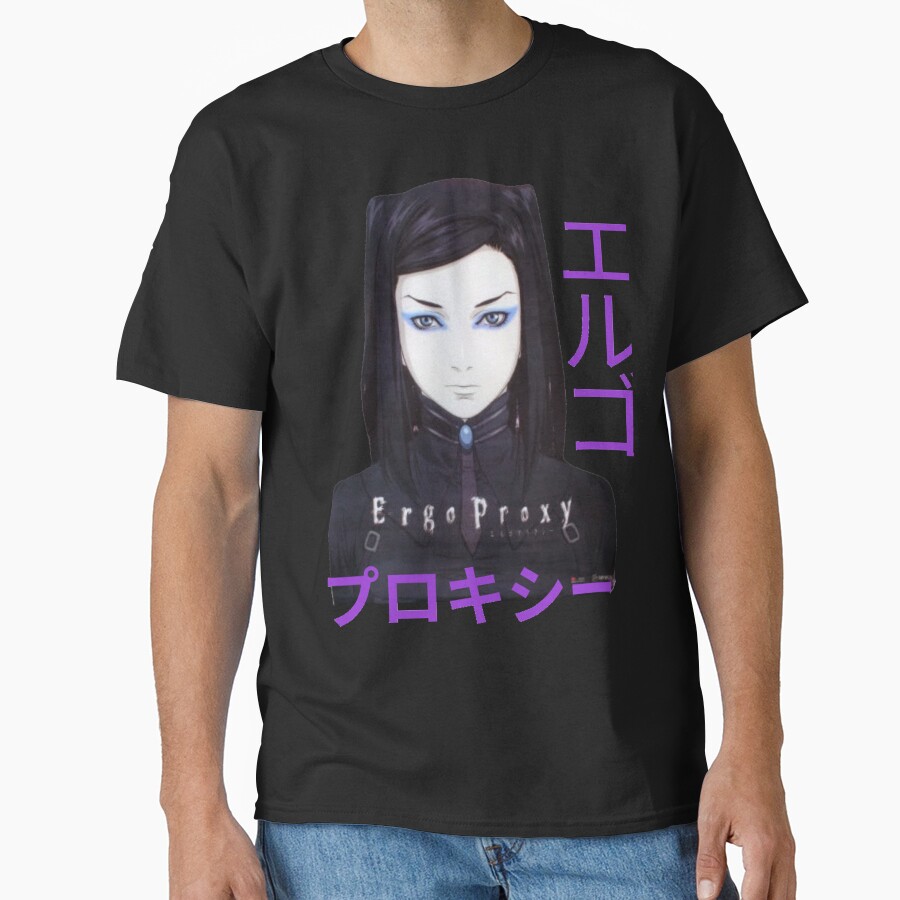 Ergo Proxy Re-l Mayer Purple Text T-shirt - Image 2