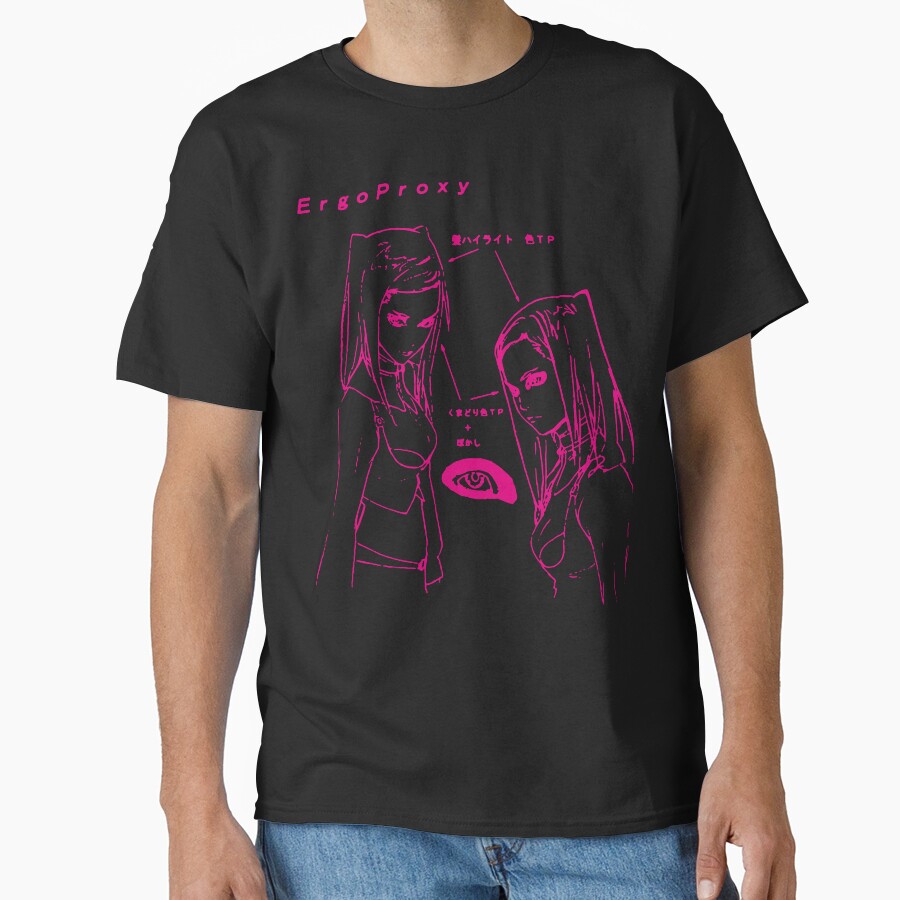 Re L Mayer Eye Sketch Magenta T-shirt - Image 2