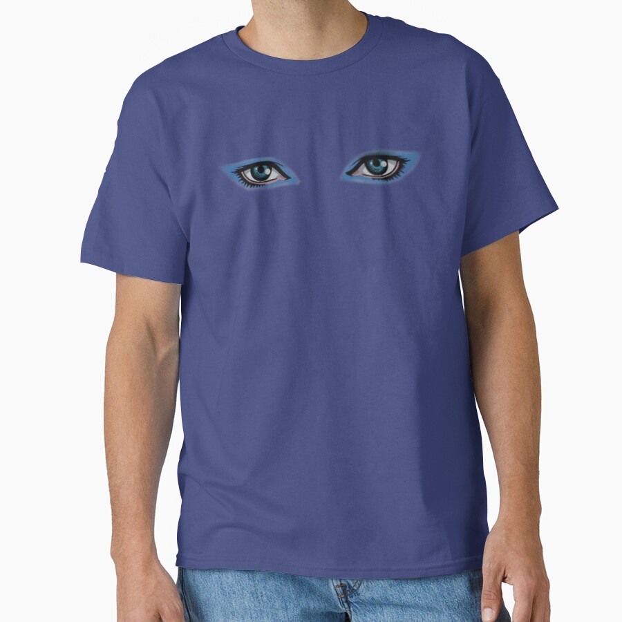 Re L From Ergo Proxy Blue Eyeshadow Re L Mayer Eyes T-shirt - Image 4
