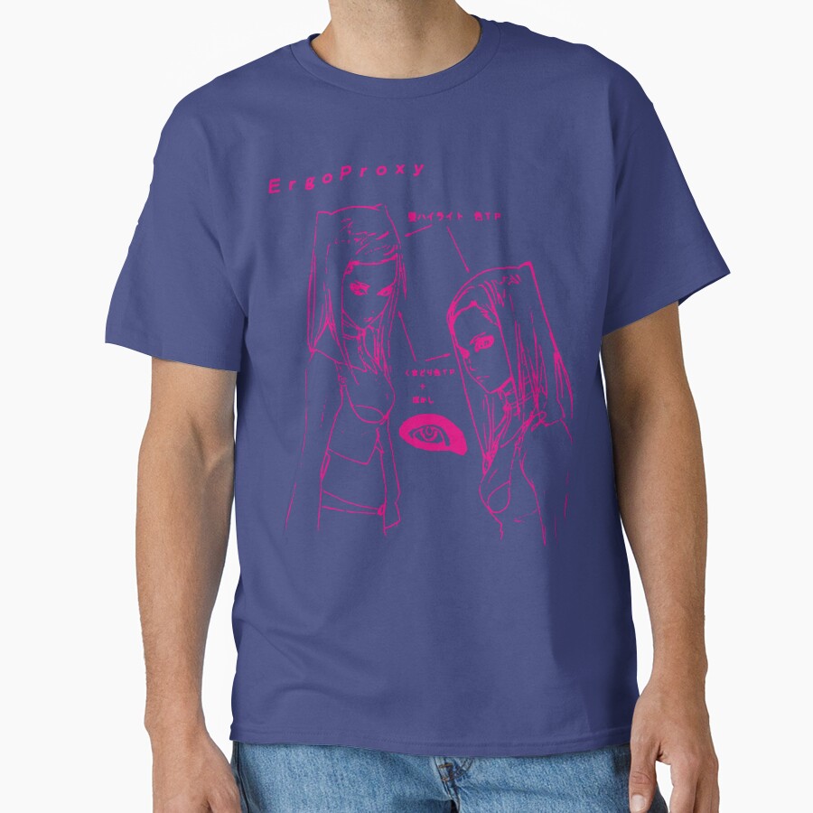 Re L Mayer Eye Sketch Magenta T-shirt - Image 4