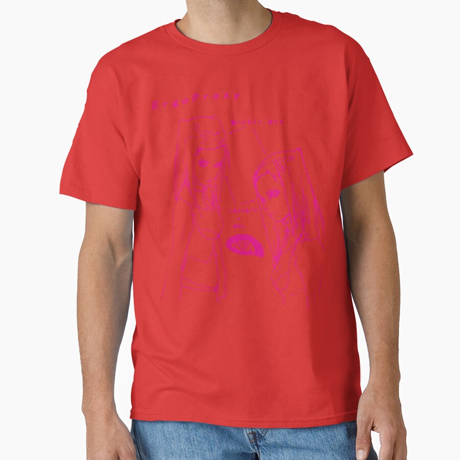 Re L Mayer Eye Sketch Magenta T-shirt - Image 5