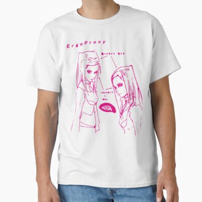 Re L Mayer Eye Sketch Magenta T-shirt