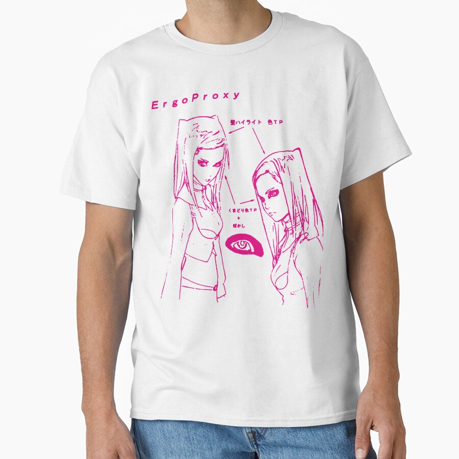 Re L Mayer Eye Sketch Magenta T-shirt