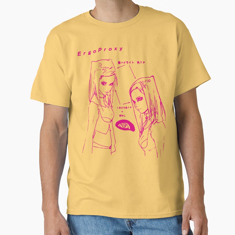Re L Mayer Eye Sketch Magenta T-shirt - Image 6