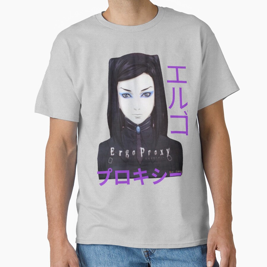 Ergo Proxy Re-l Mayer Purple Text T-shirt - Image 3