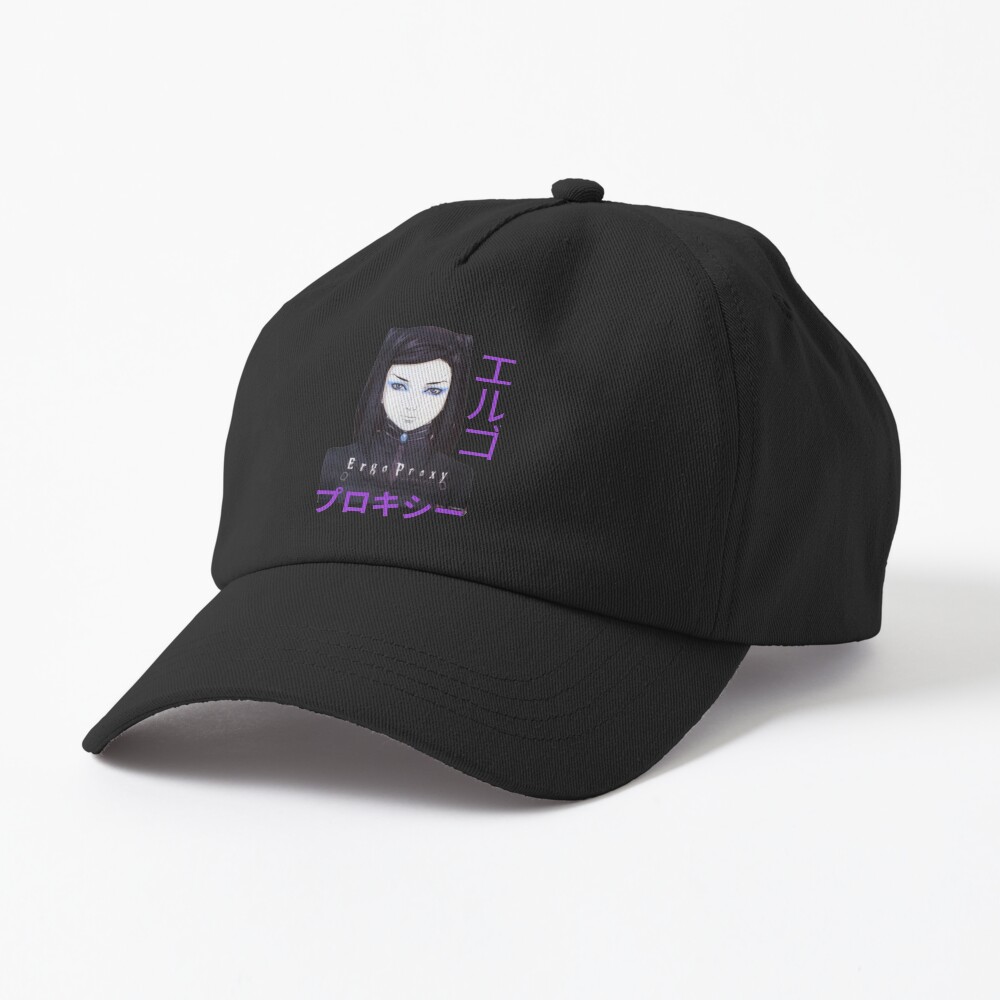 Ergo Proxy Re-l Mayer Purple Text Hat
