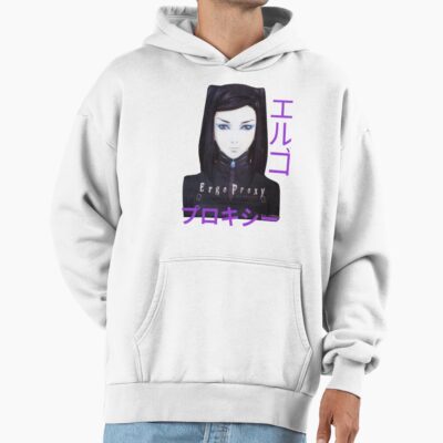 Ergo Proxy Re-l Mayer Purple Text Hoodie