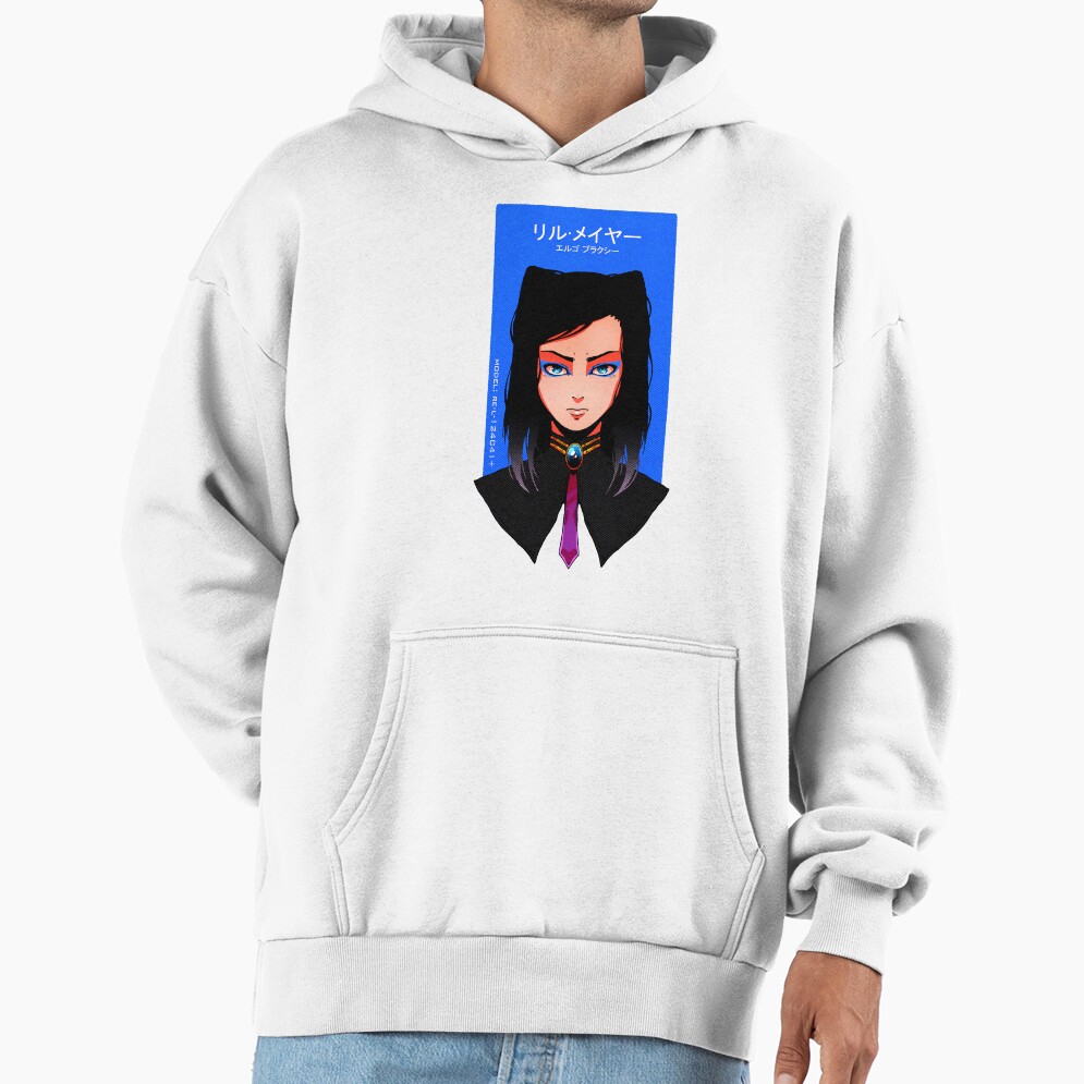 Re-l Mayer Blue Background Hoodie