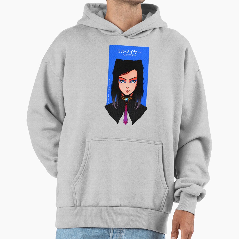 Re-l Mayer Blue Background Hoodie - Image 4