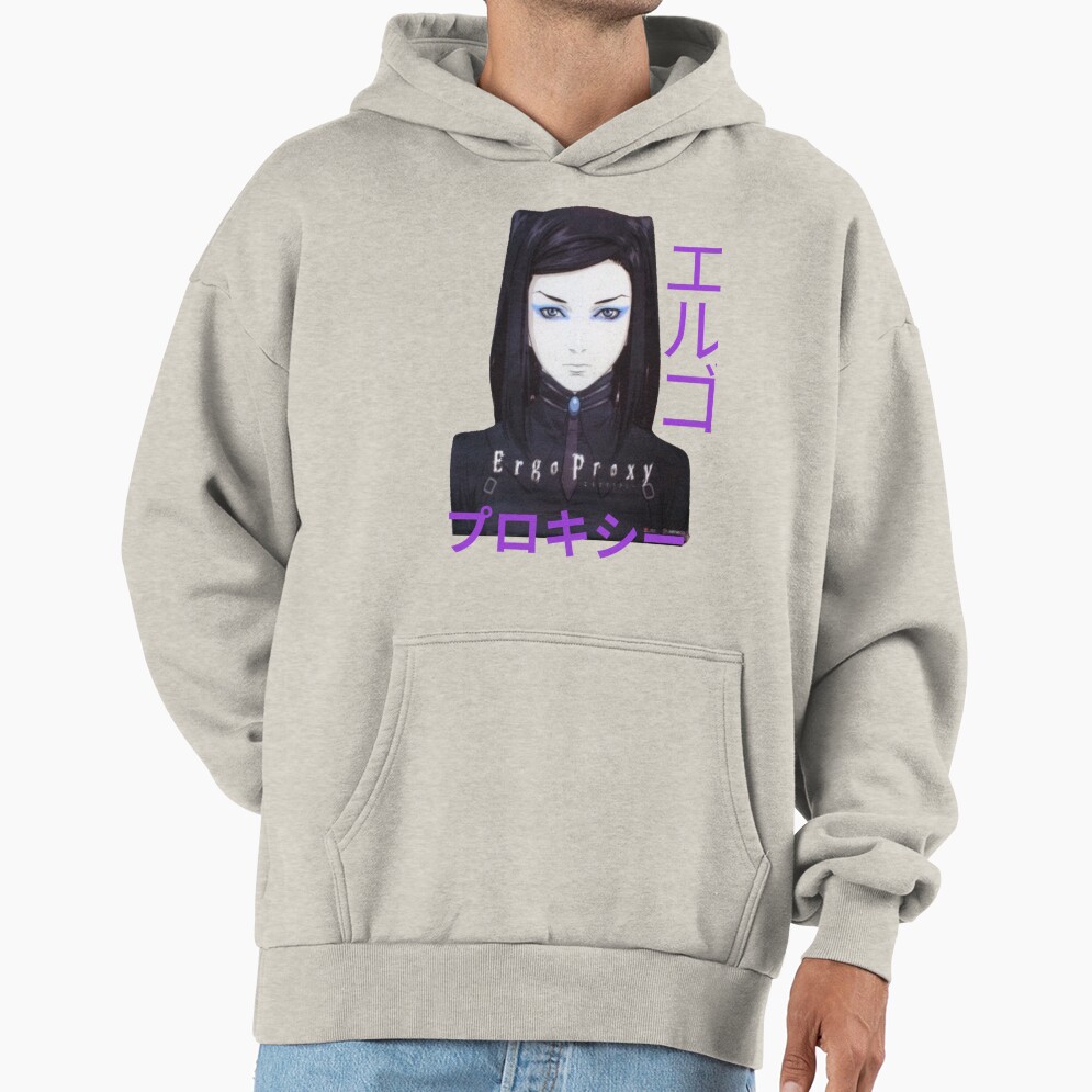 Ergo Proxy Re-l Mayer Purple Text Hoodie - Image 3