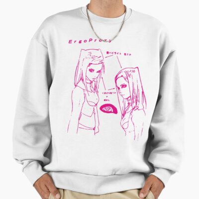 Re L Mayer Eye Sketch Magenta Sweatshirt