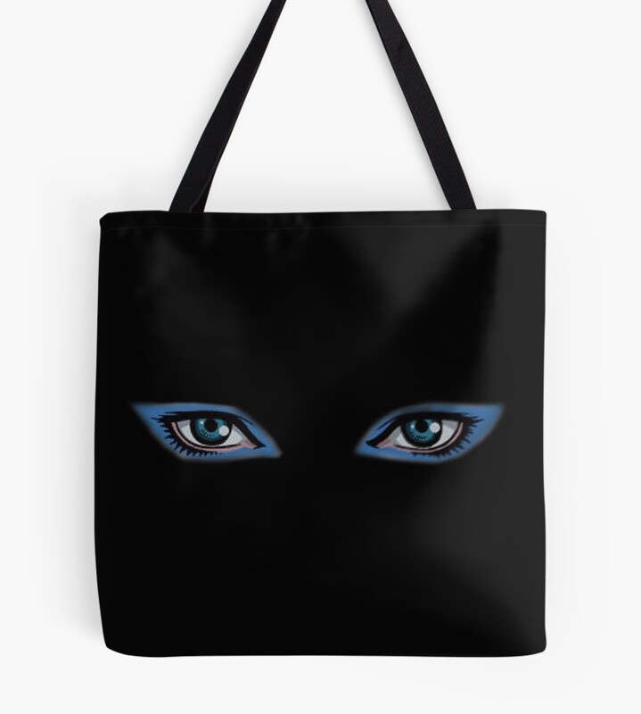 Re L From Ergo Proxy Blue Eyeshadow Re L Mayer Eyes Tote Bag