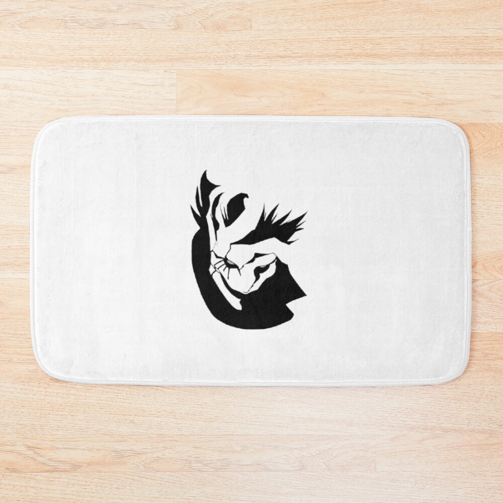 Proxy Vincent Law Black Design Bath Mat