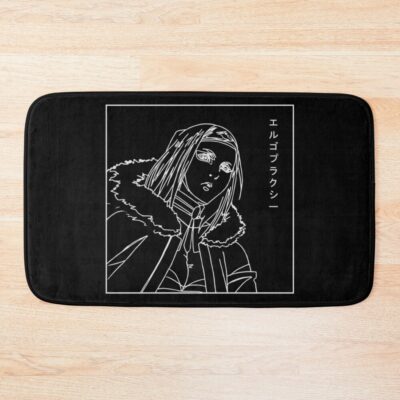 Ergo Proxy Japanese Re L Mayer Sketch White Print Bath Mat