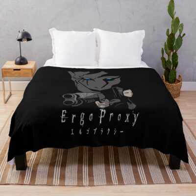 Ergo Proxy Re-l Mayer Shot Gun Throw Blanket