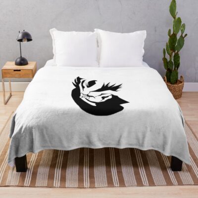 Proxy Vincent Law Black Design Throw Blanket
