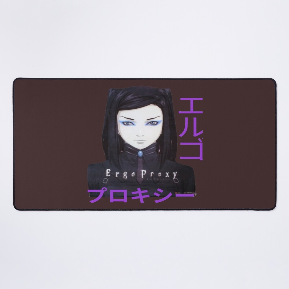 Ergo Proxy Re-l Mayer Pruple Text Mouse Pad