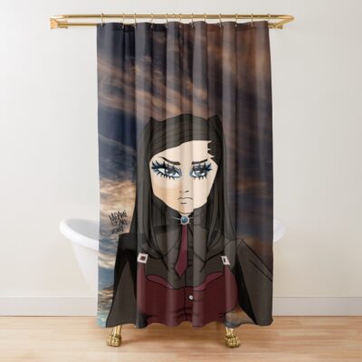Cyberpunk Heroine Inspector Re L Meyer Shower Curtain