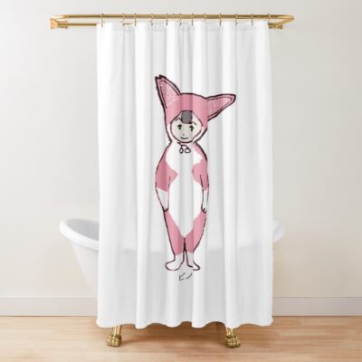 Pino Bunny Suit Shower Curtain