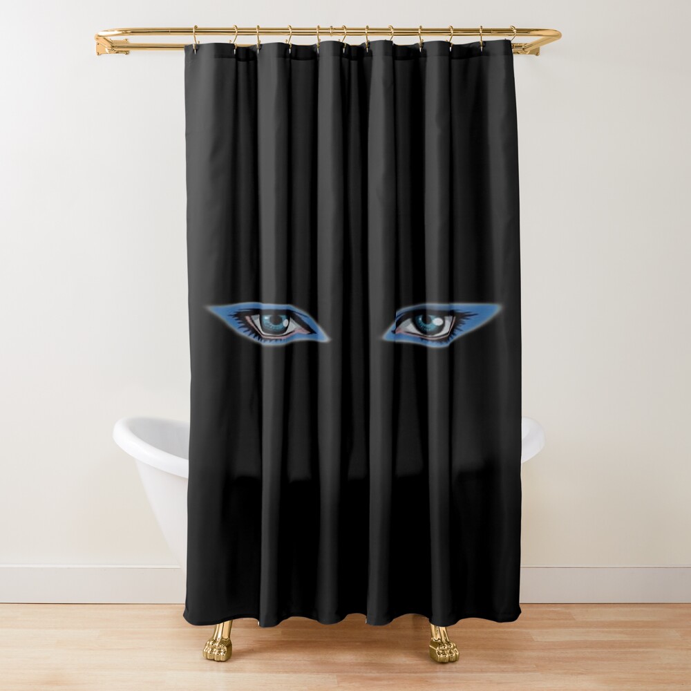 Re L From Ergo Proxy Blue Eyeshadow Re L Mayer Eyes Shower Curtain