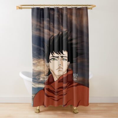 Vincent Law The Troubled Hero Shower Curtain