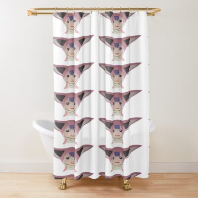 Pino From Ergo Proxy Cute Anime Girl In Animal Outfit Ergo Proxy S Pino Shower Curtain