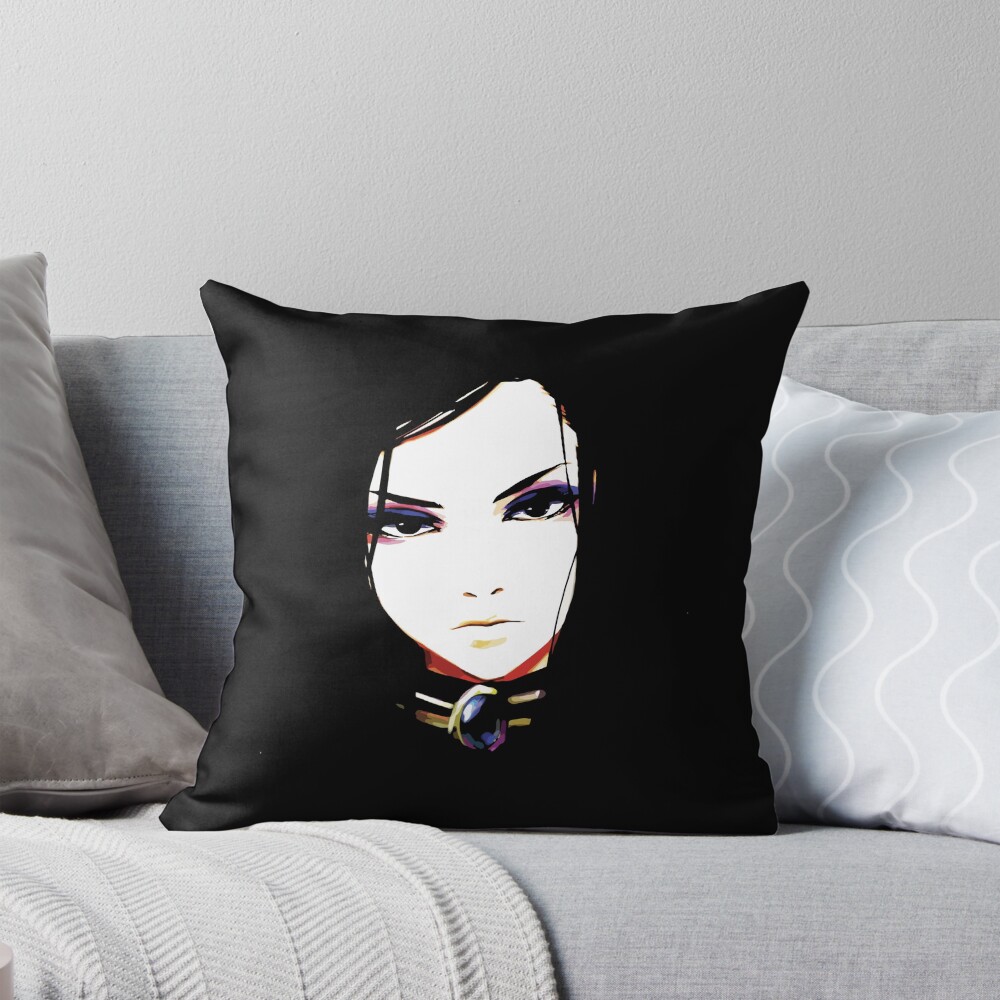 Ergo Proxy Re-l Mayer's Face Throw Pillow